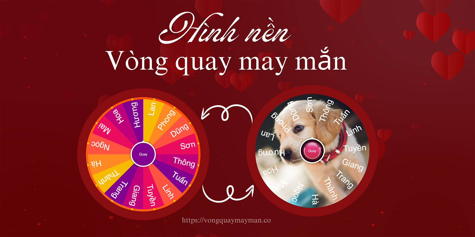 Tích hợp hình nền thiết kế Canva vào vòng quay may mắn VQMM.CO