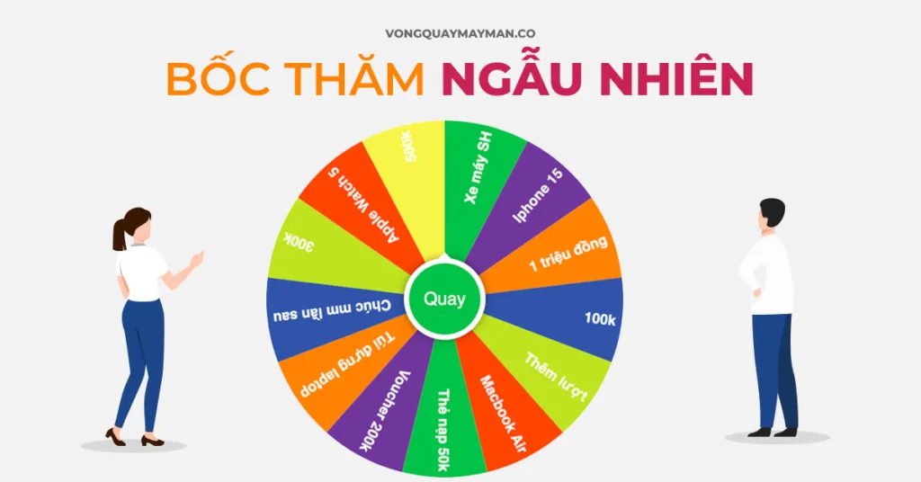 Giao diện bốc thăm số ngẫu nhiên minh bạch và hồi hộp