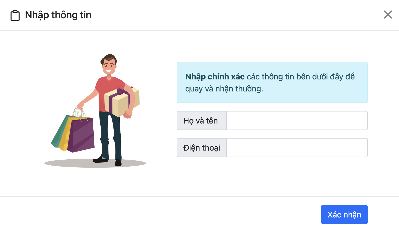tùy biến form thu thập thông tin vòng quay - Trải nghiệm tiện ích tùy biến form thu thập thông tin vòng quay mượt mà trên điện thoại và máy tính